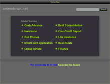 Tablet Screenshot of animetown.net